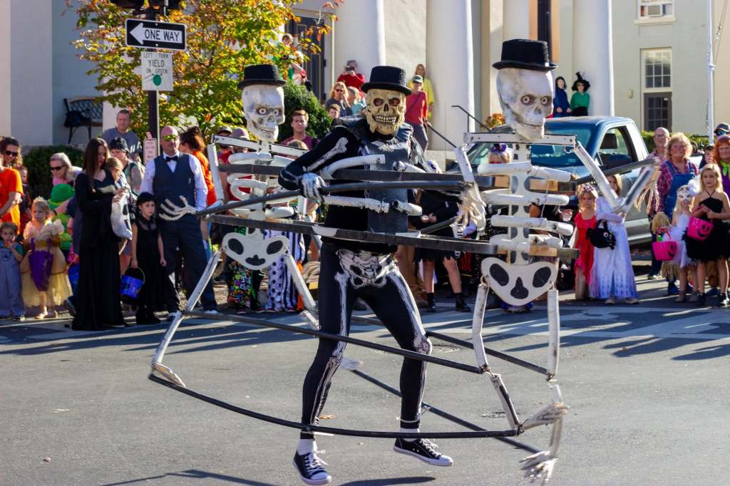 Trick-or-treating in Downtown Lexington, Va